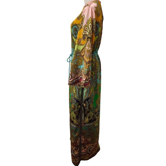 Alemais Multi Clemenza Silk Midi Dress US 4 - Picture 12 of 12